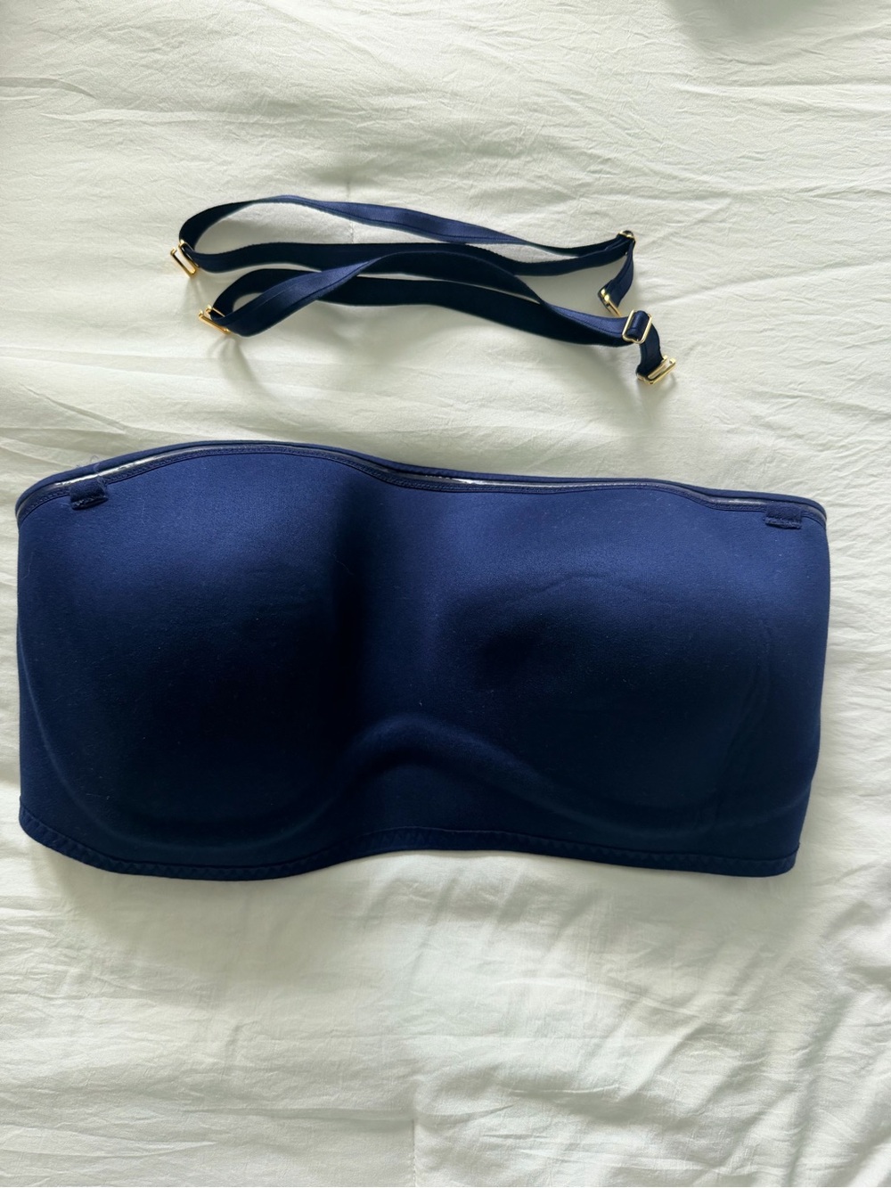 Victoria's Secret Strapless Bandeau Bra - Navy Blue